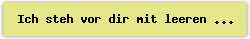 Ich steh vor dir mit leeren H�nden, Herr - Lied - Gesangbuch Online