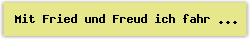Mit Fried und Freud ich fahr dahin - Lied - Gesangbuch Online